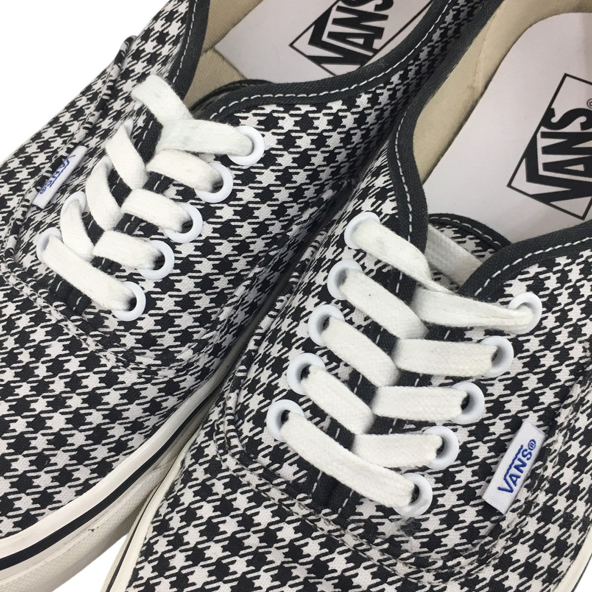 VANS Authentic 44DX OG Houndstoothオーセンティック ハウンドトゥース 千鳥 スニーカー シューズ 靴 古着・中古-3枚目のアイテム画像