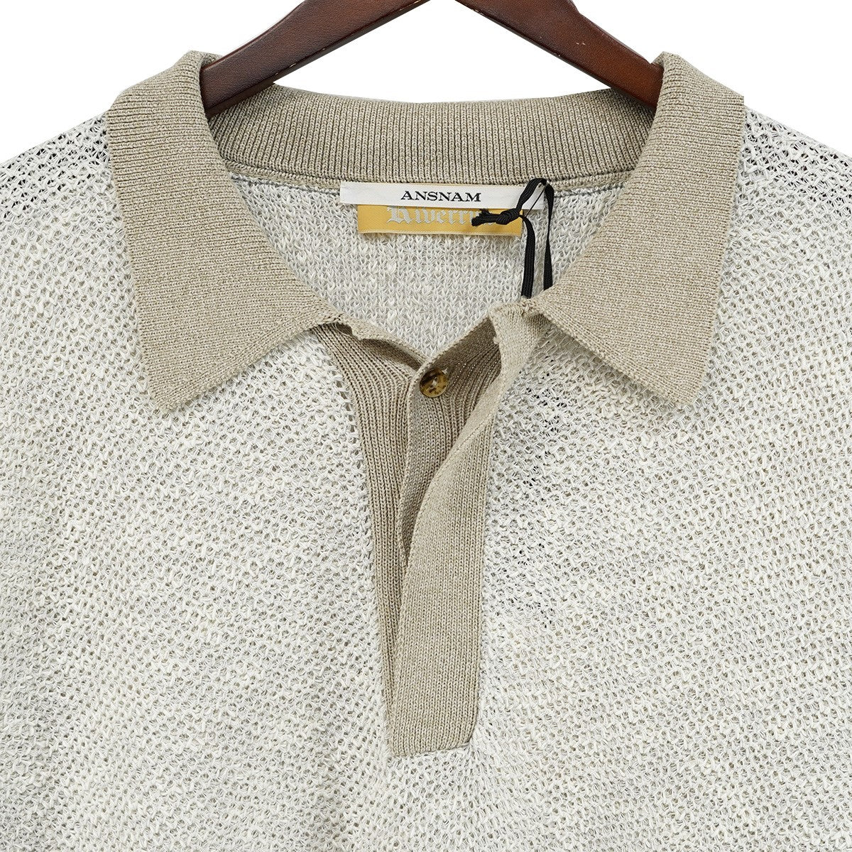 22SS Riverrun Knit Pulloverミックス ニット プルオーバー シャツ