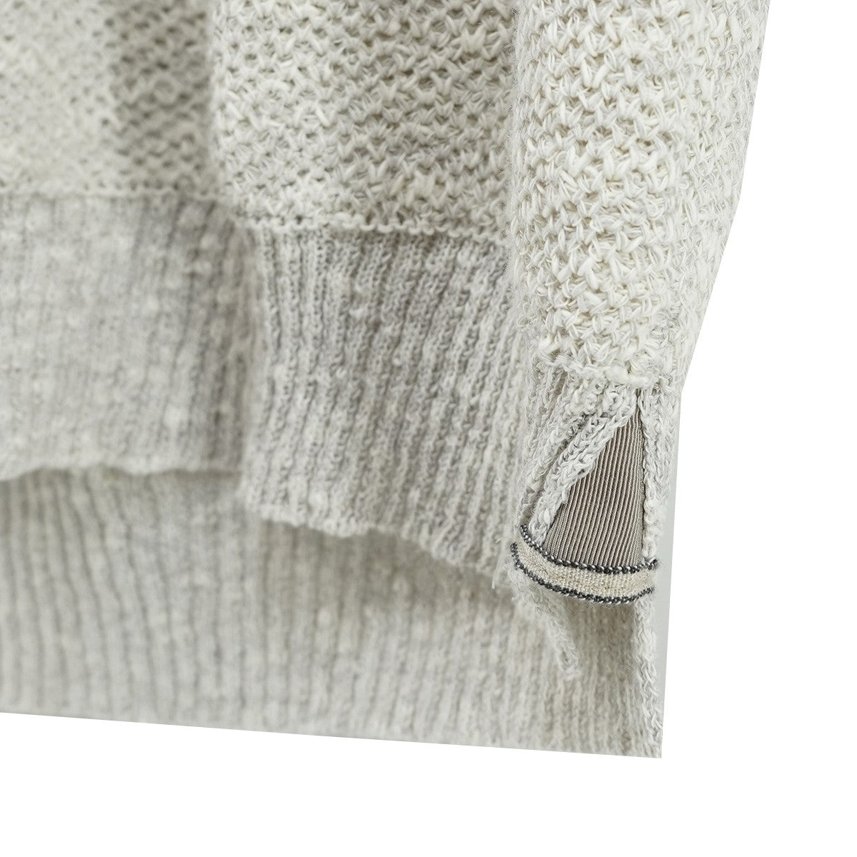 22SS Riverrun Knit Pulloverミックス ニット プルオーバー シャツ