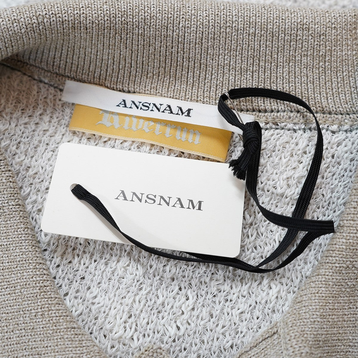 22SS Riverrun Knit Pulloverミックス ニット プルオーバー シャツ