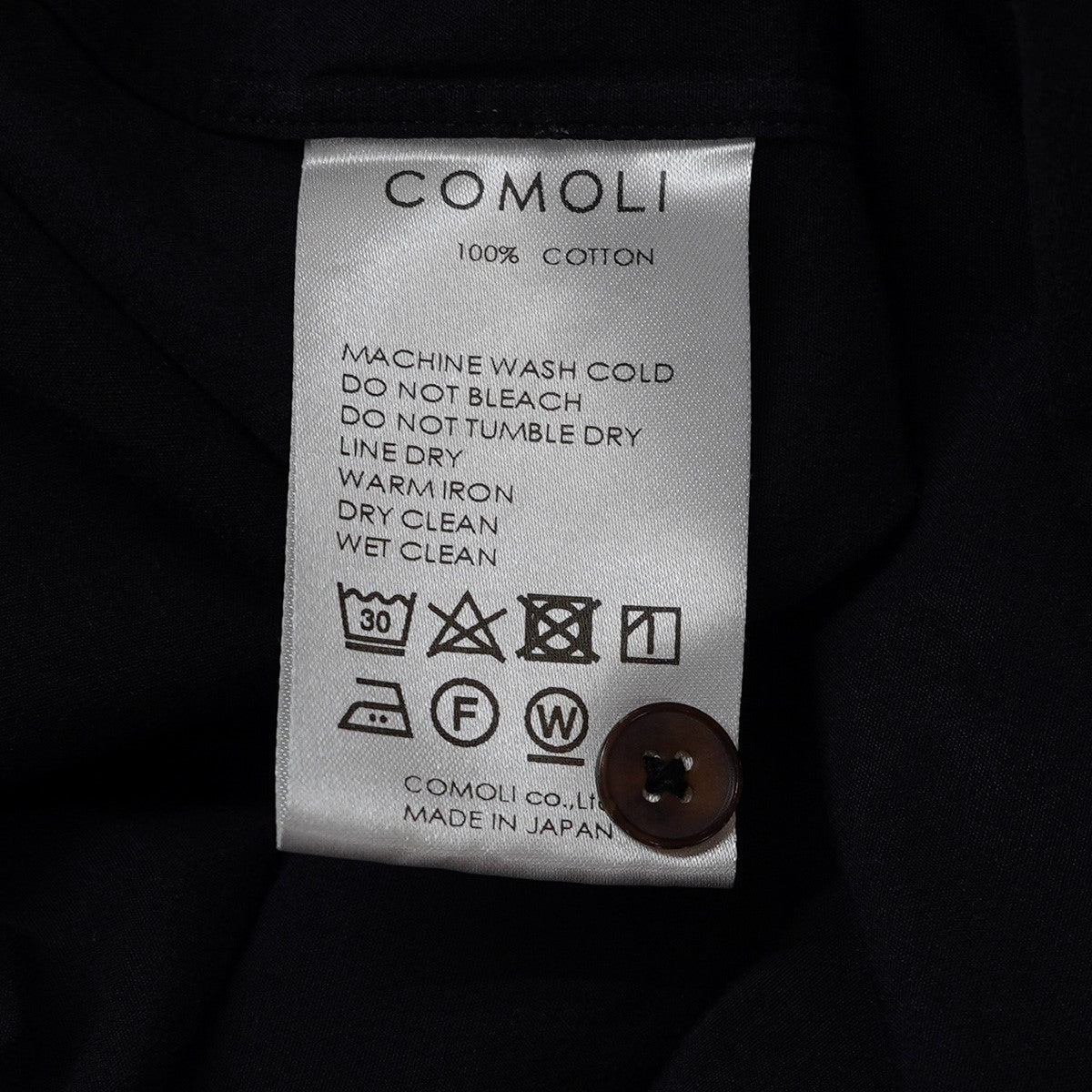 25SS コモリシャツ ブロード生地 ポケット レギュラーカラー 開襟 長袖 シャツ