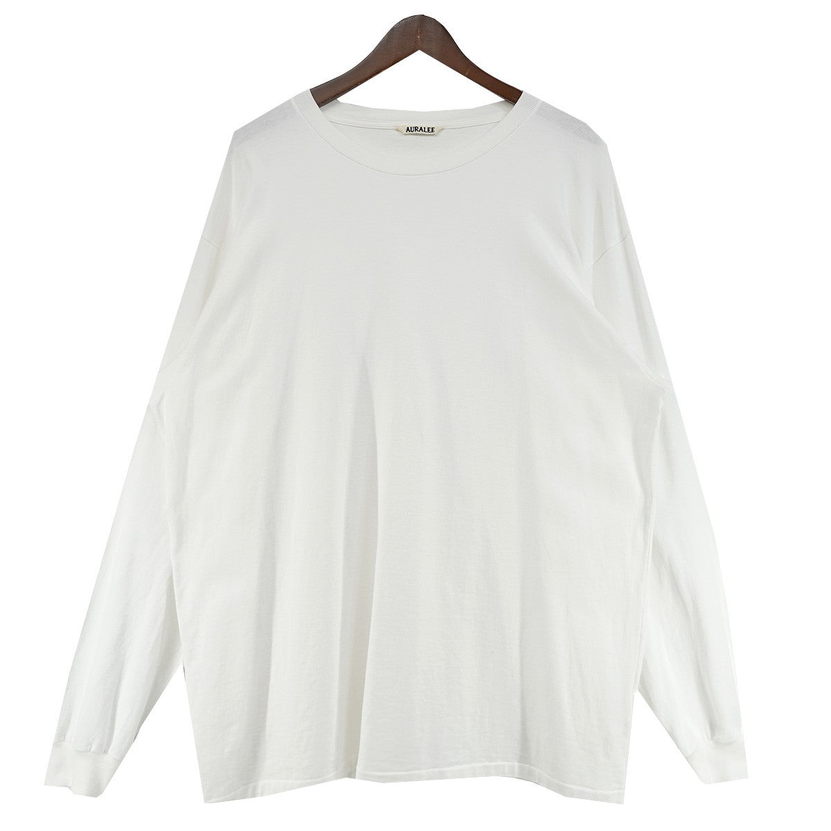 LUSTER PLAITING L／S TEEピマコットン プレーティング編み クルーネック 長袖 ロングスリーブ ロンT