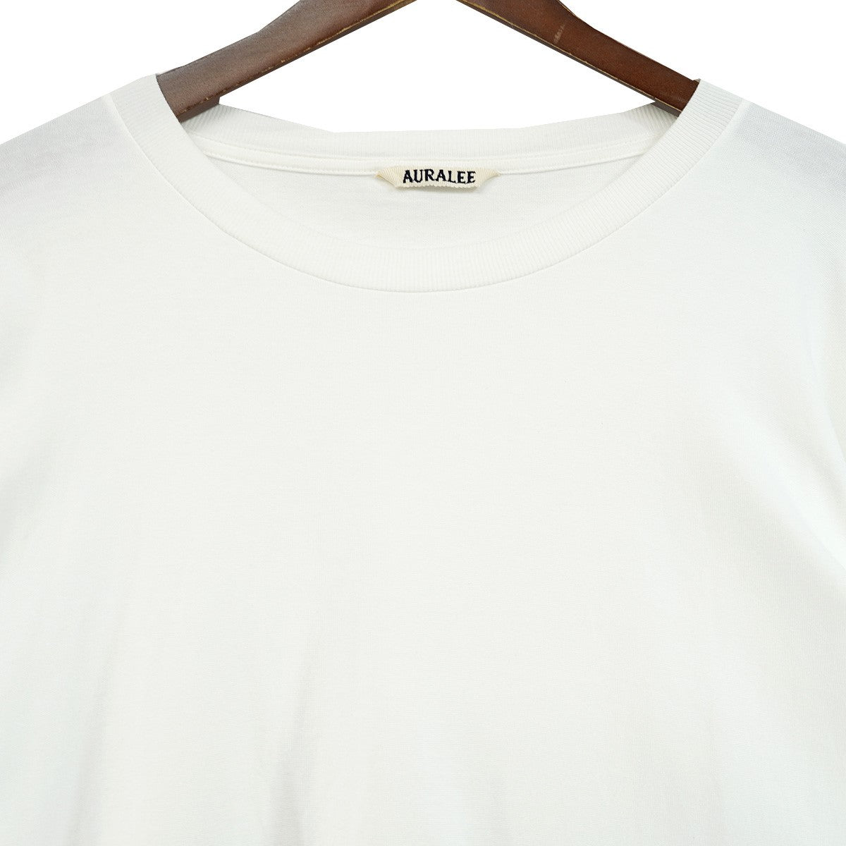 LUSTER PLAITING L／S TEEピマコットン プレーティング編み クルーネック 長袖 ロングスリーブ ロンT