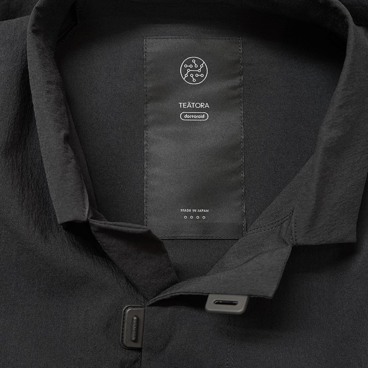 CAPSULESNAP POLO SHIRT DRドクトロイド DOCTOROID素材 接触冷感 通気速乾性 カプセルスナップボタン ポロシャツ