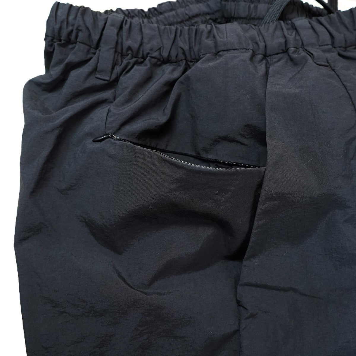 Wallet Pants Packable パッカブルコンシールファスナー ポケット ドローコード ストレート イージー パンツ