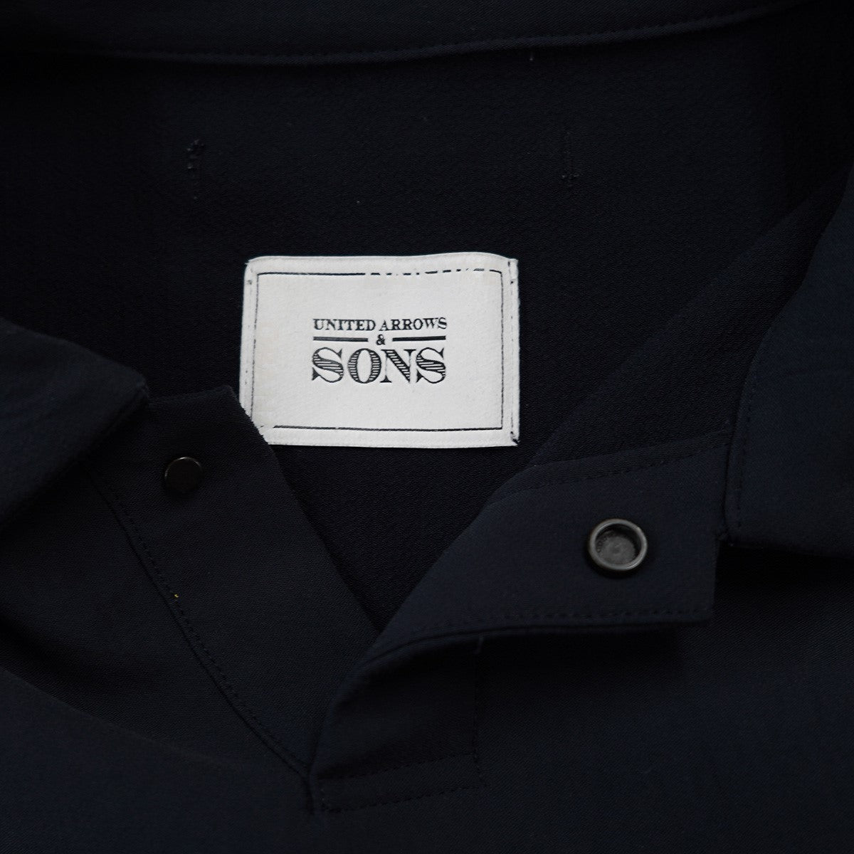 UNITED ARROWS ＆ SONS DAISUKE OBANA DAISUKE OBANA I D／SSL PL SHIRTファースト ドロップショルダー ショートスリーブ ポロシャツ 古着・中古-4枚目のアイテム画像