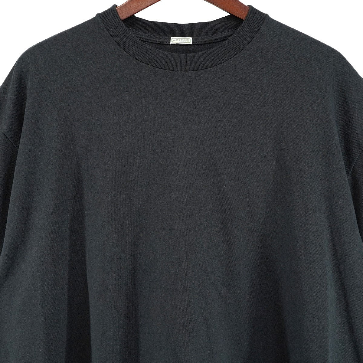 26SS Heavy Weight T-shirtスビンコットン ブラインドステッチ クルーネック Tシャツ