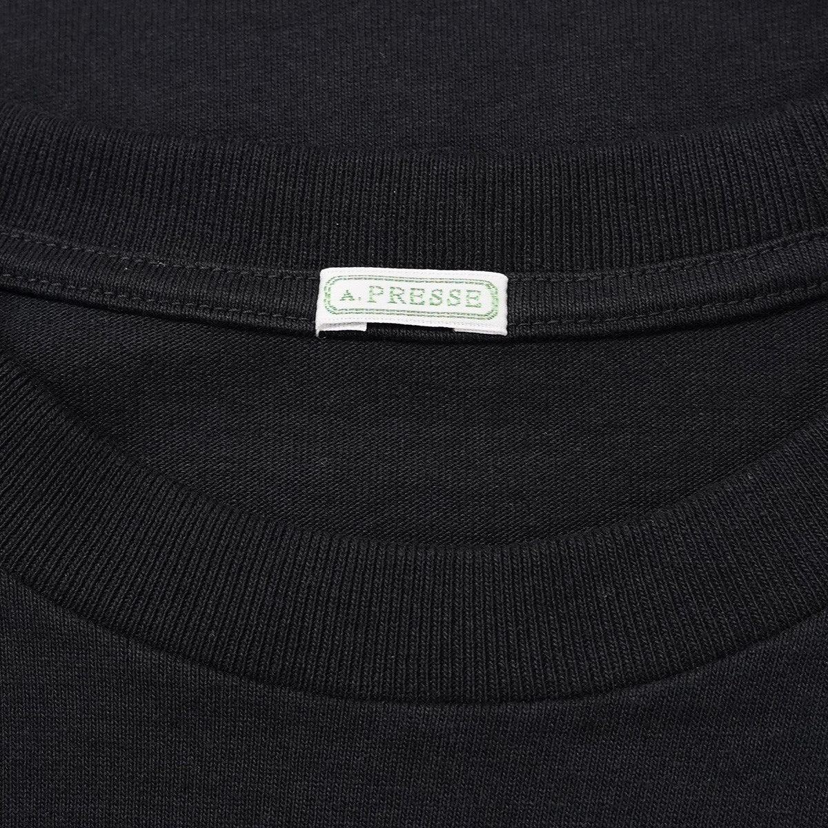 26SS Heavy Weight T-shirtスビンコットン ブラインドステッチ クルーネック Tシャツ