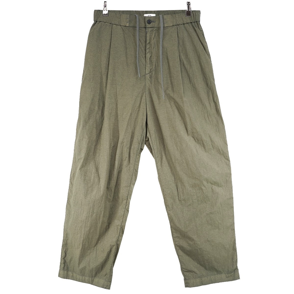 HIGH TWIST NYLON UTILITY PANTSハイツイスト ナイロン インタック 両玉縁ポケット ワイドストレート イージー パンツ