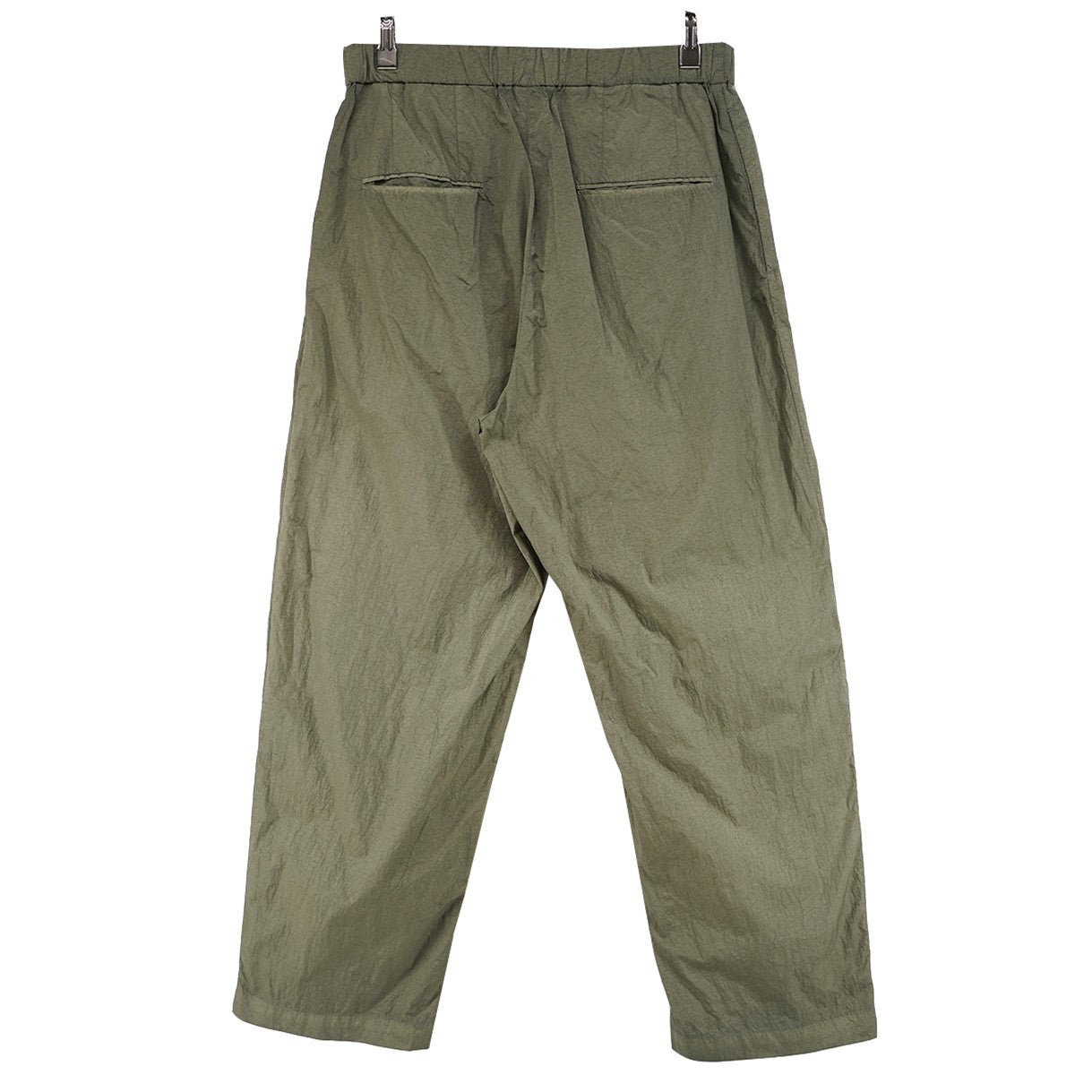 HIGH TWIST NYLON UTILITY PANTSハイツイスト ナイロン インタック 両玉縁ポケット ワイドストレート イージー パンツ