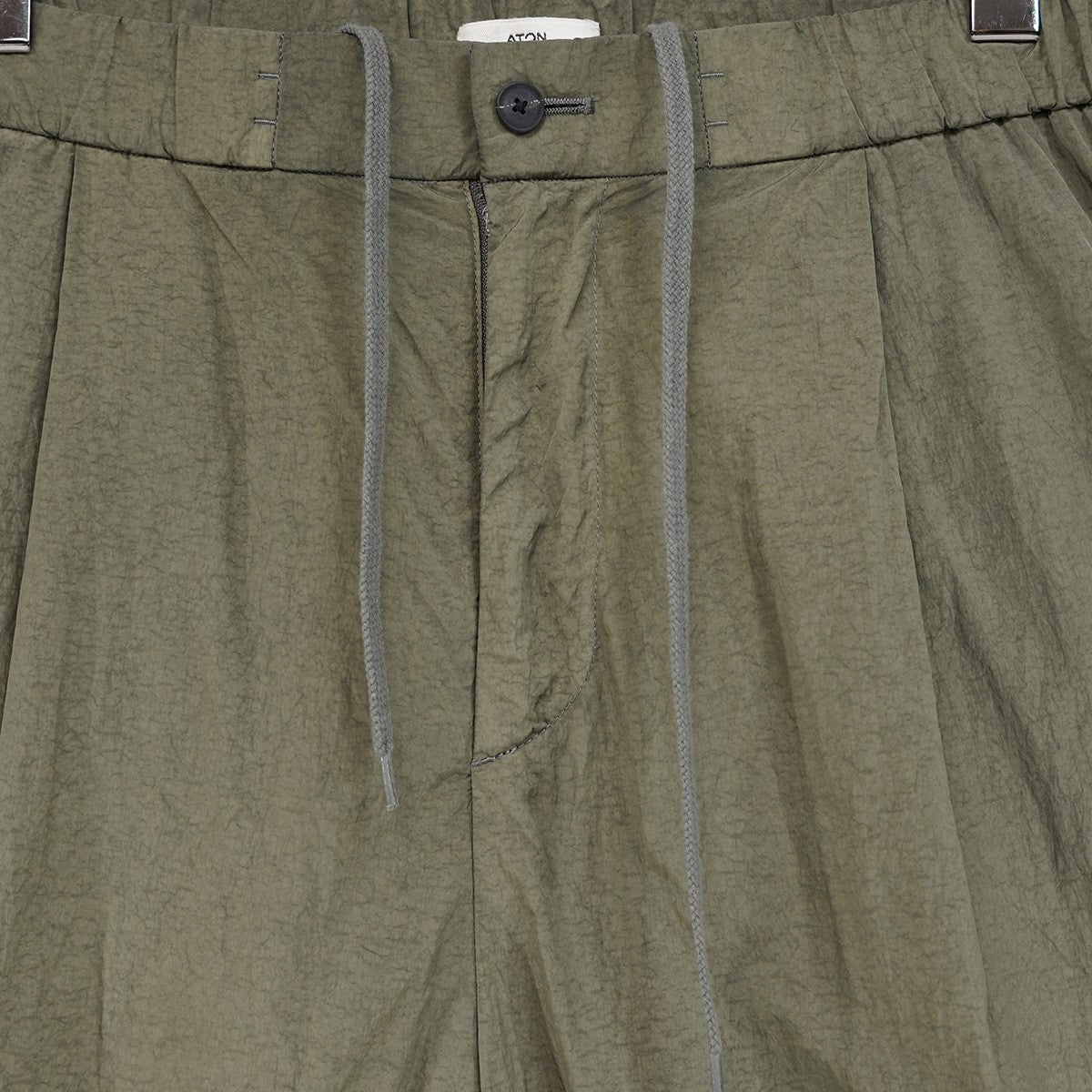HIGH TWIST NYLON UTILITY PANTSハイツイスト ナイロン インタック 両玉縁ポケット ワイドストレート イージー パンツ