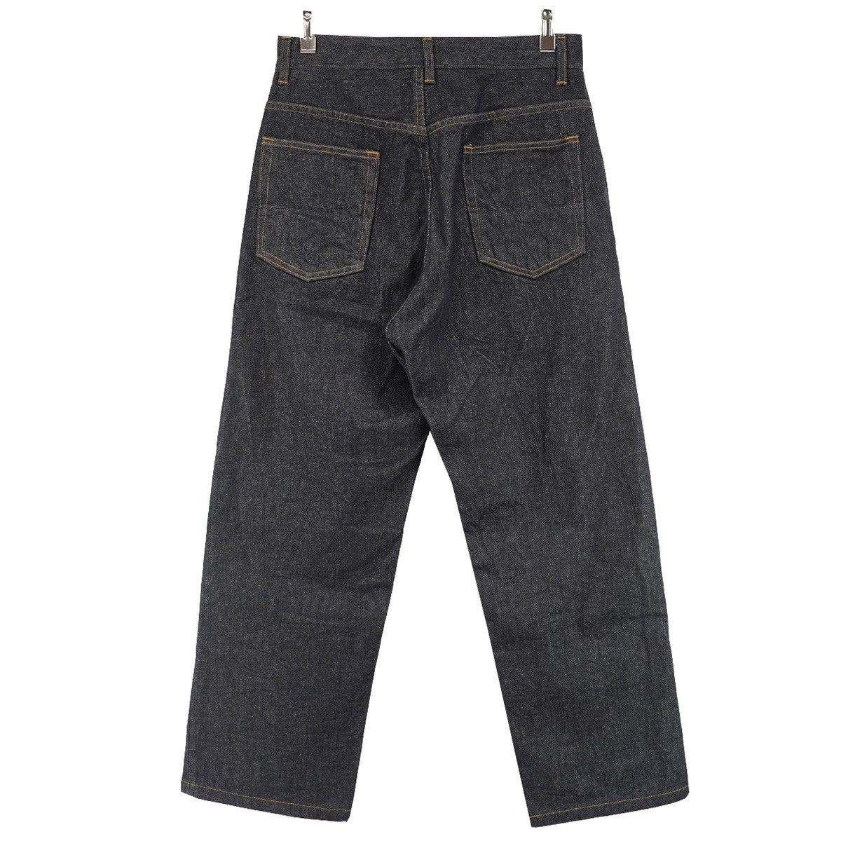 RF Jeans - 14oz Cone Denim 5ポケット ステッチワーク ドローコードリラックスフィット ワイド  ジーンズ デニム パンツ