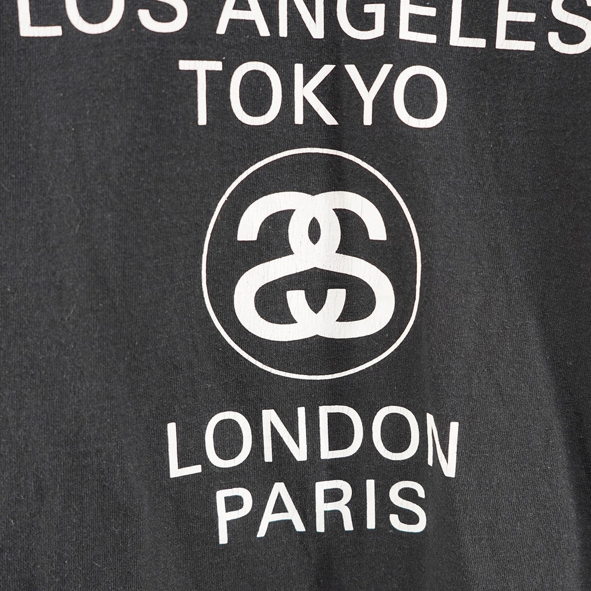 stussy 00年代後半?2010年代前半WORLD TOUR TEE ワールドツアー ロゴ Tシャツ 古着・中古-4枚目のアイテム画像