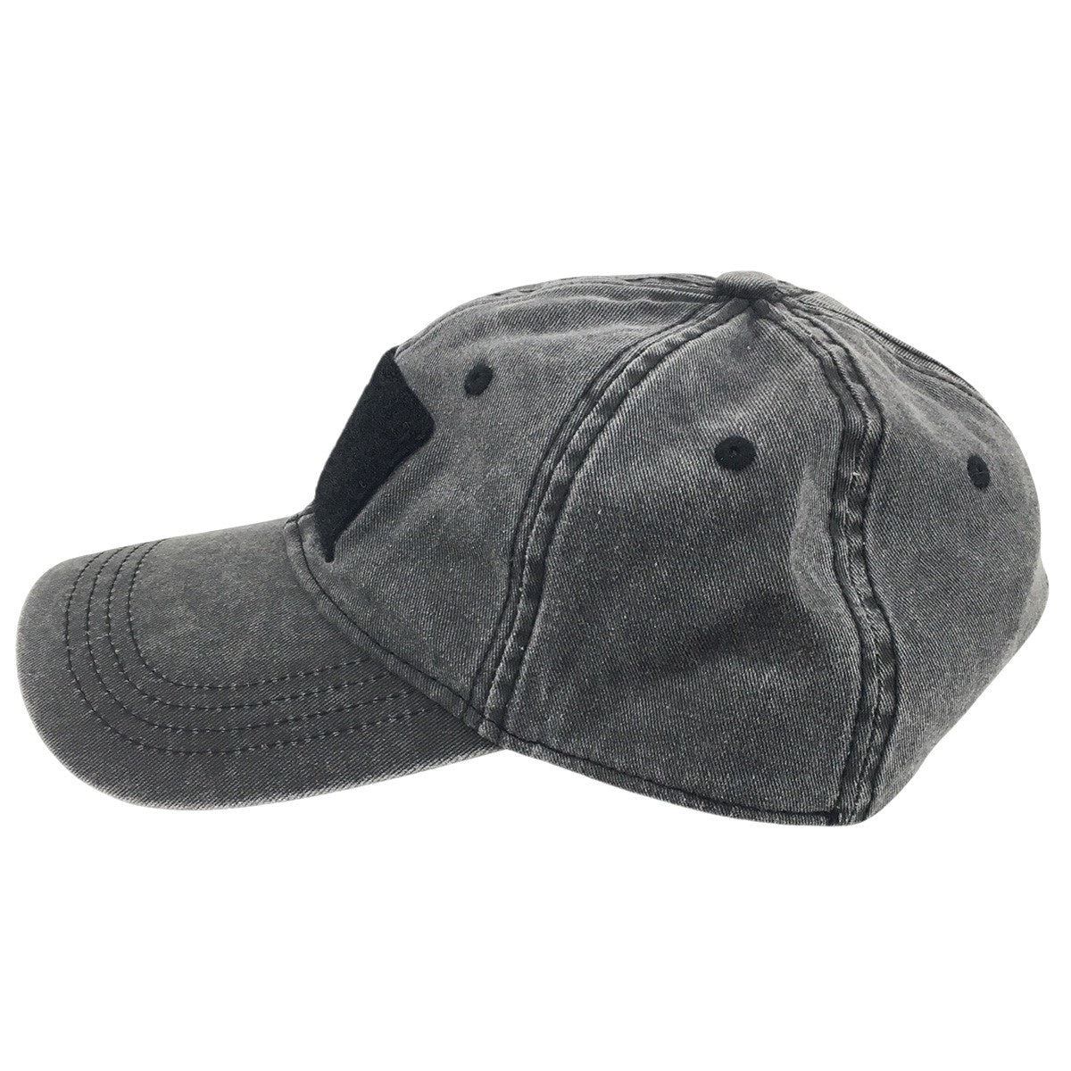 STABRIDGE REMOVABLE PATCH CAP (WASHED BLACK)ウォッシュ加工 パッチ キャップ 帽子