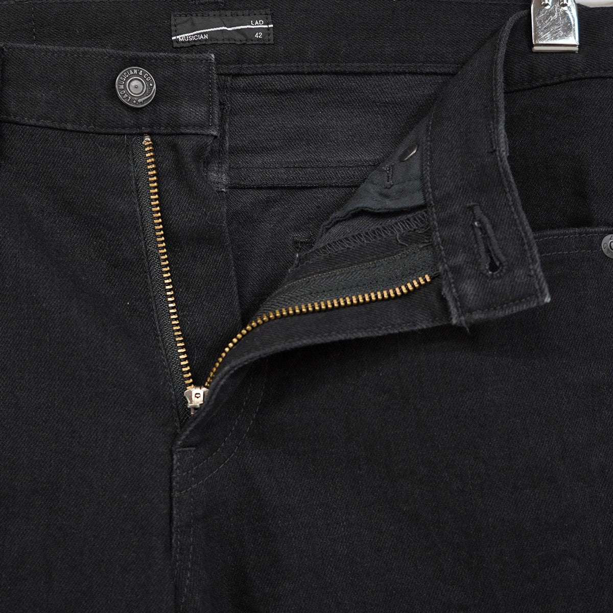 Stretch Denim Skinny Pants11．5oz メッセージ パッチ 立体切替 タイト スキニー ジーンズ デニム パンツ