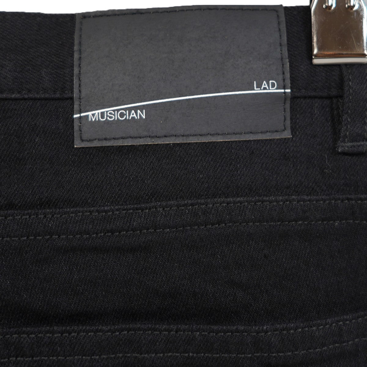 Stretch Denim Skinny Pants11．5oz メッセージ パッチ 立体切替 タイト スキニー ジーンズ デニム パンツ