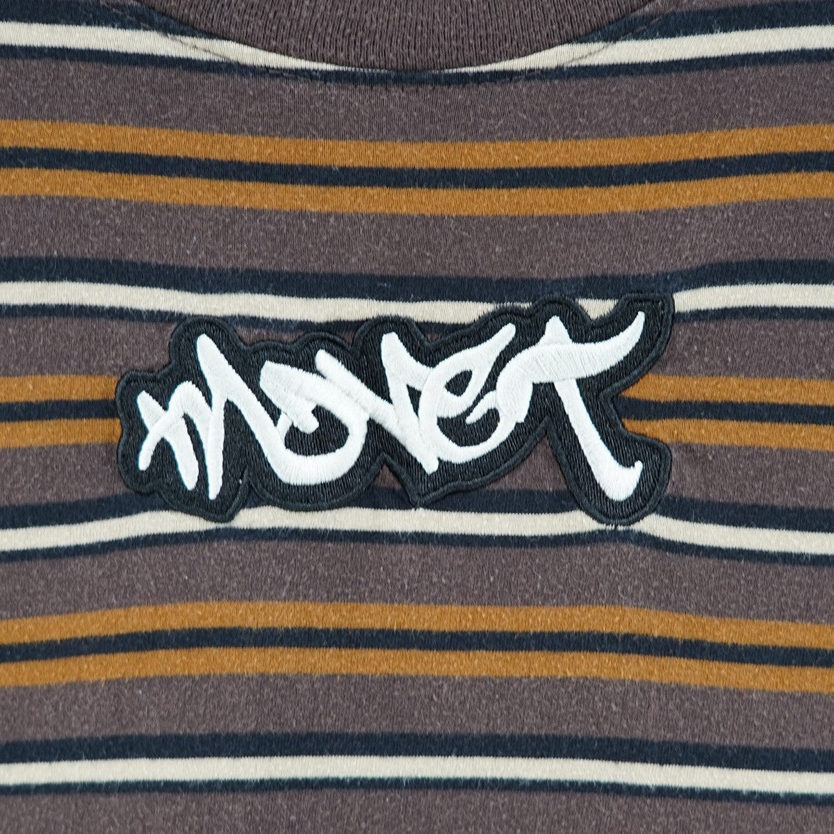 Monet Skateboards Monet Skateboards Railway Stripe T-Shirtロゴ ボーダー Tシャツ 古着・中古-4枚目のアイテム画像