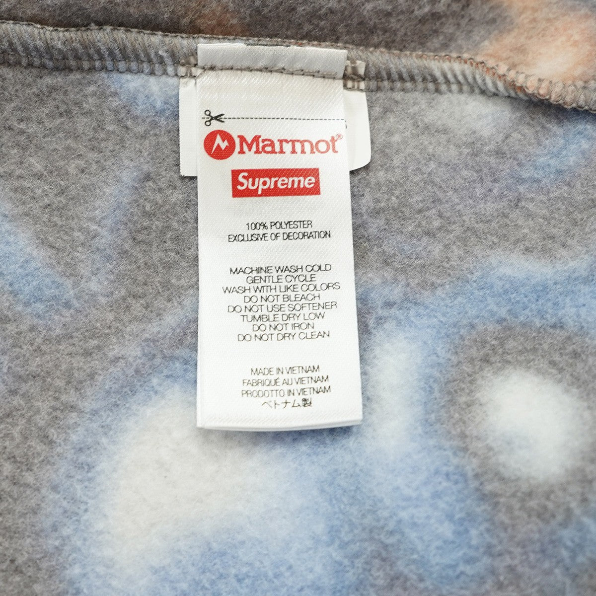 25AW Marmot Fleece Jacket Skull Pileロゴ マーモット フリースジャケット
