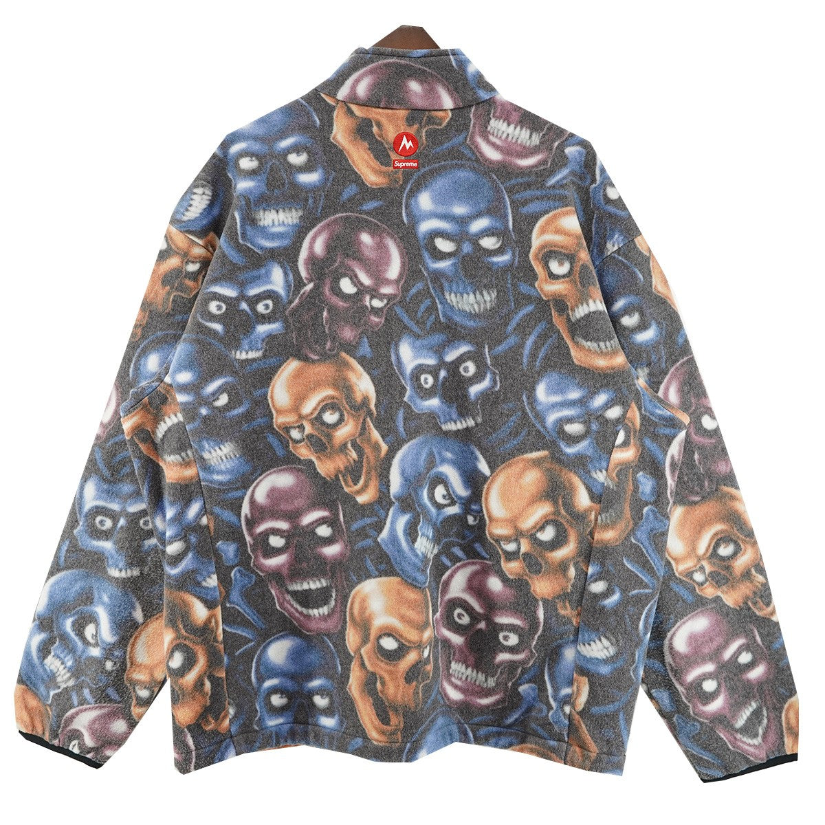 25AW Marmot Fleece Jacket Skull Pileロゴ マーモット フリースジャケット