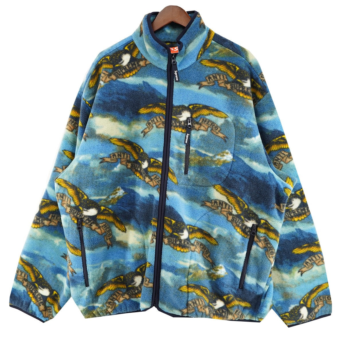 Supreme×ANTI HERO 25AW ANTIHERO Fleece Jacketロゴ アンタイヒーロー フリース ジャケット 古着・中古-1枚目のアイテム画像