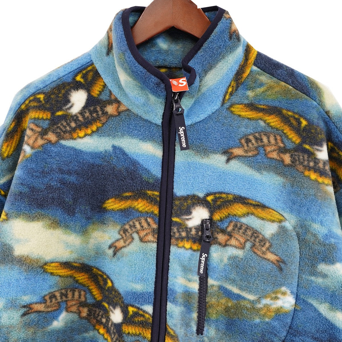 Supreme×ANTI HERO 25AW ANTIHERO Fleece Jacketロゴ アンタイヒーロー フリース ジャケット 古着・中古-3枚目のアイテム画像