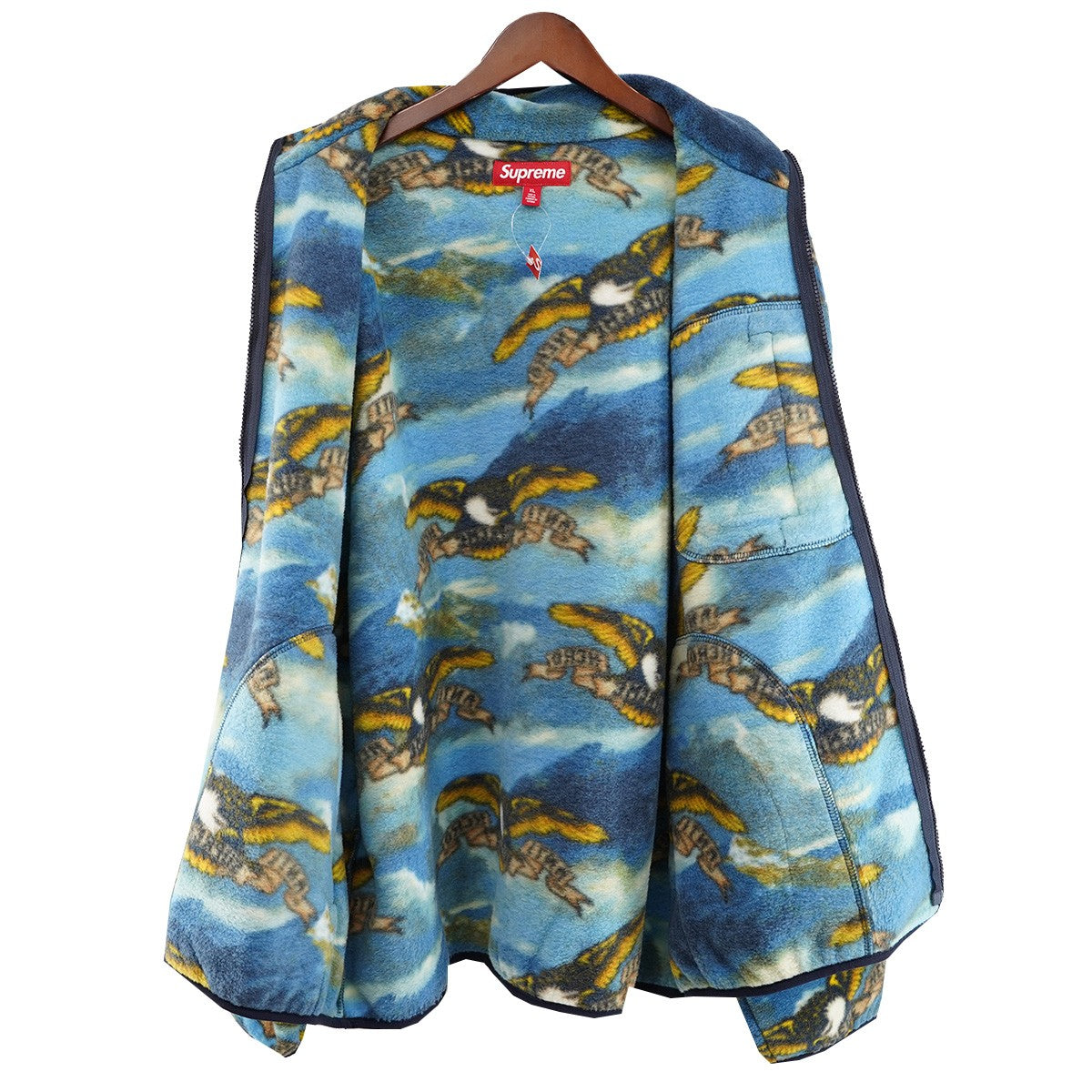Supreme×ANTI HERO 25AW ANTIHERO Fleece Jacketロゴ アンタイヒーロー フリース ジャケット 古着・中古-5枚目のアイテム画像