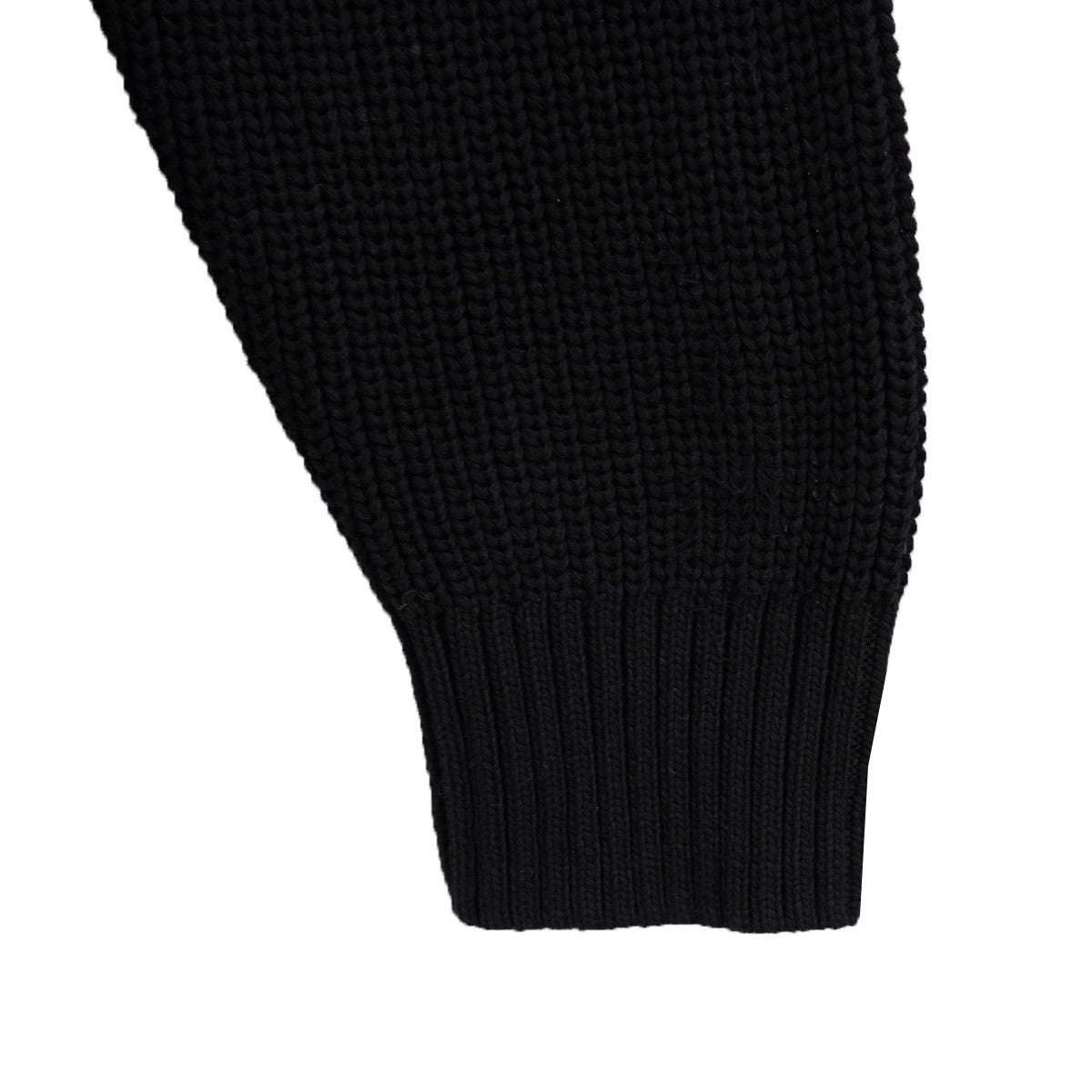 21AW Melange Rib Knit Sweaterスモール ボックス ロゴ リブド コットン ニット セーター