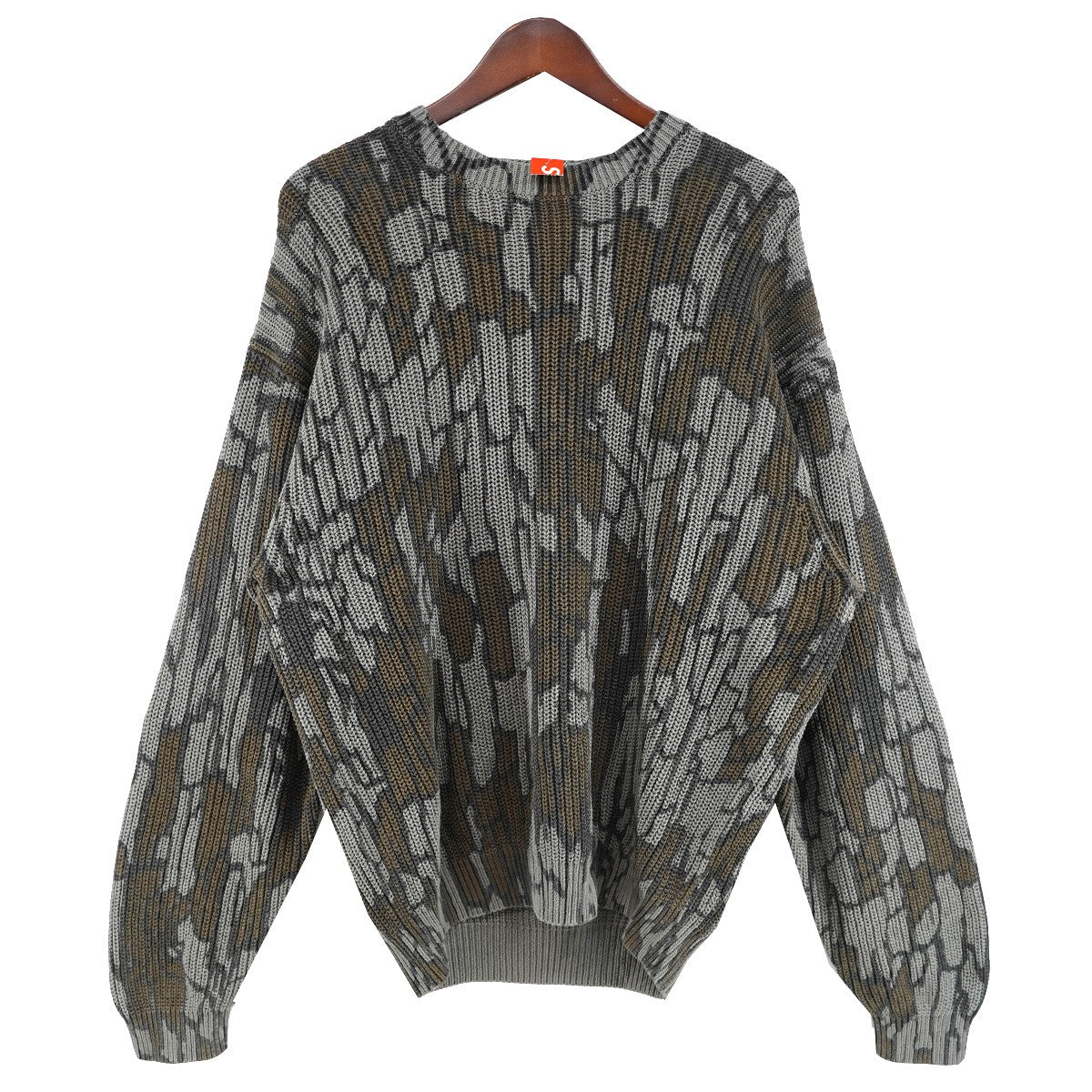 25SS Old English Printed Sweaterバック オールド イングリッシュ ロゴ プリント コットン ニット セーター