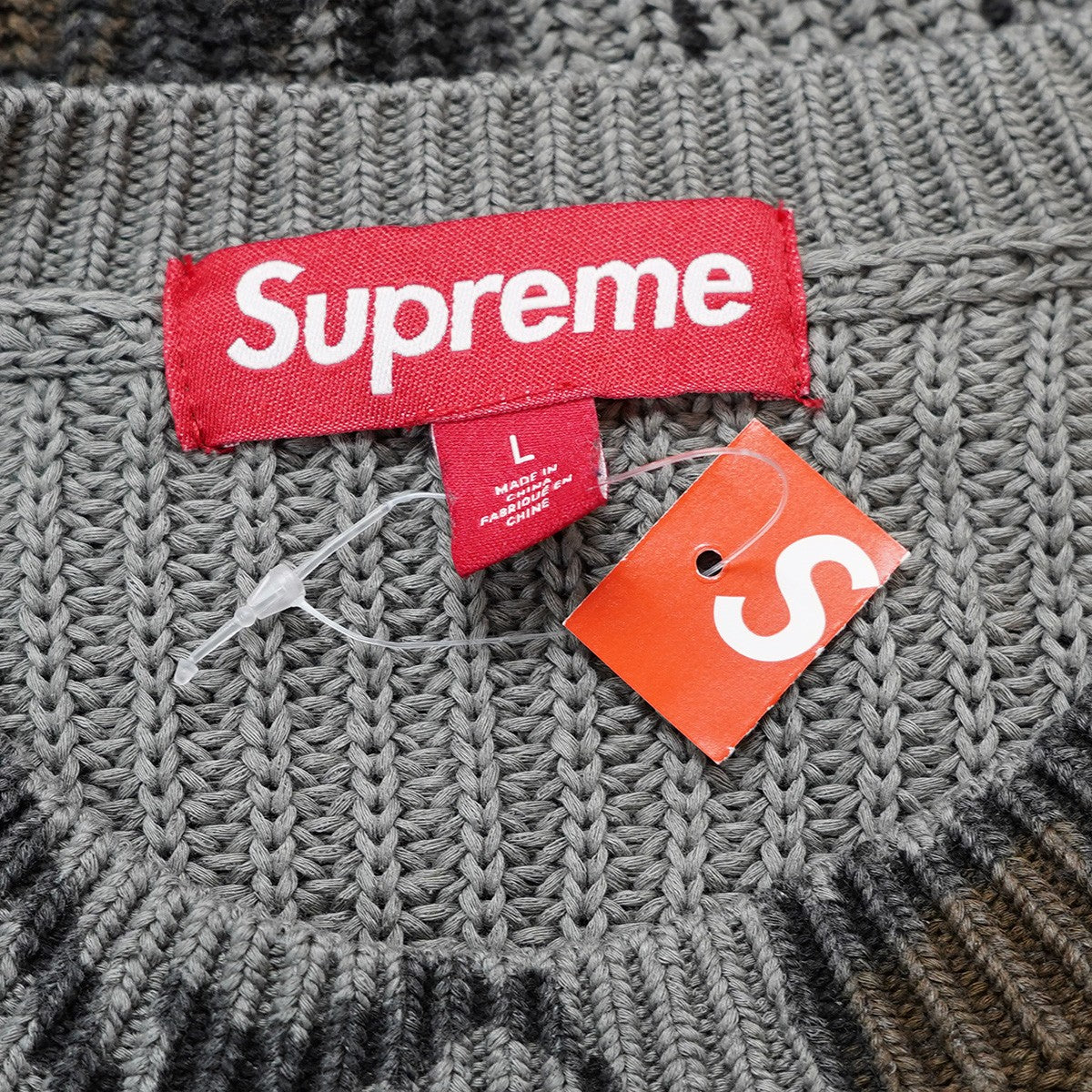 25SS Old English Printed Sweaterバック オールド イングリッシュ ロゴ プリント コットン ニット セーター