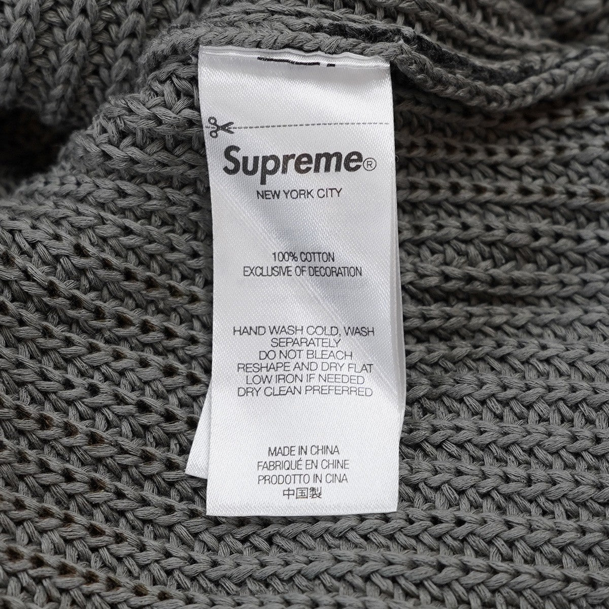 25SS Old English Printed Sweaterバック オールド イングリッシュ ロゴ プリント コットン ニット セーター