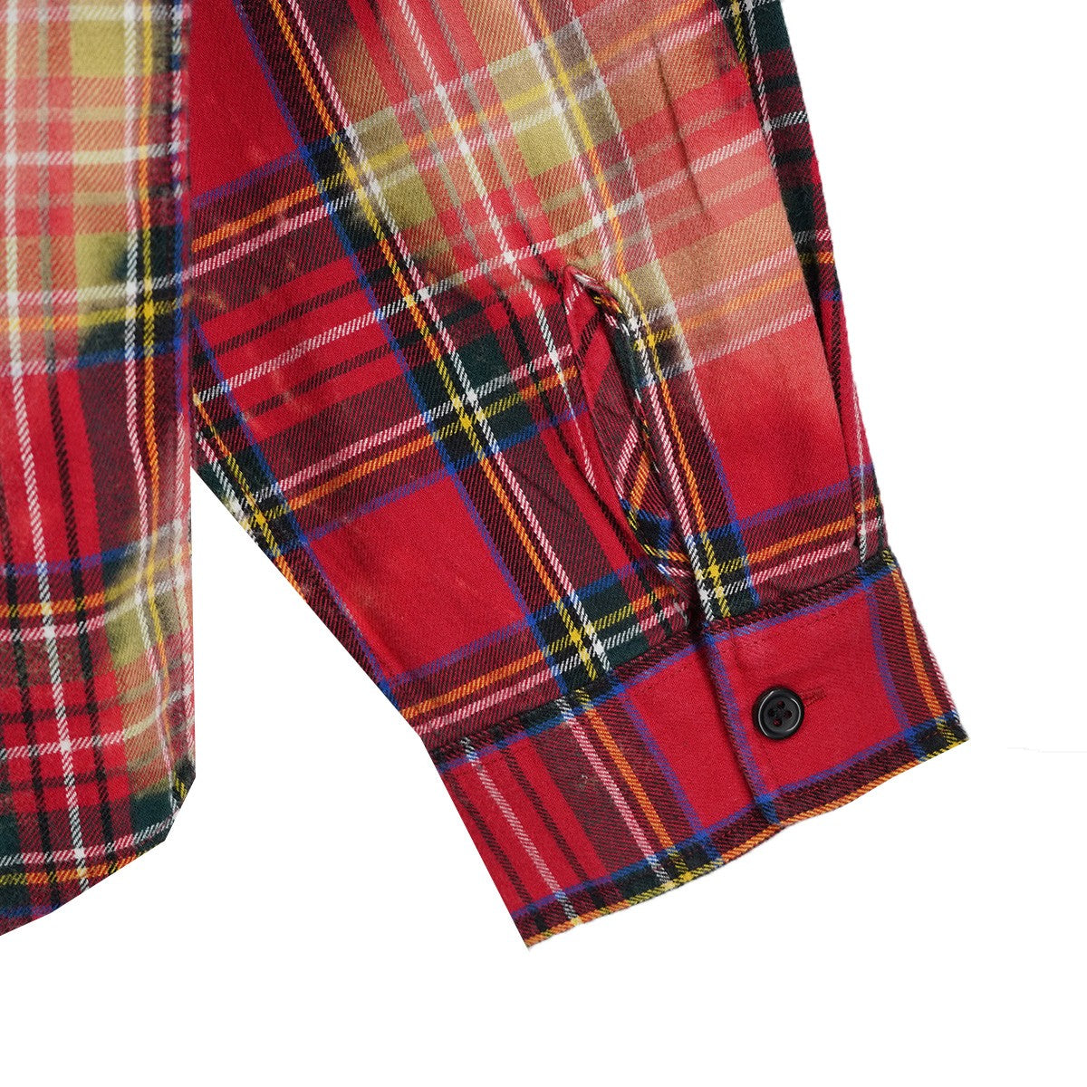 25AW The Exorcist Flannel Shirt楳図かずお リーガン・マクニールエクソシスト フランネル ブリーチ加工 チェック ロゴ シャツ