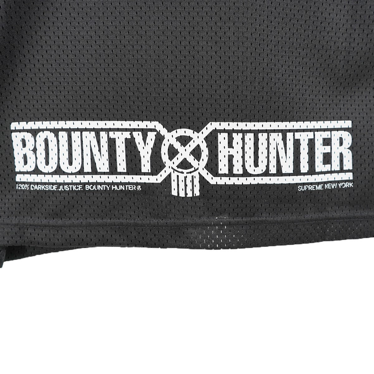 23AW Bounty Hunter Mesh Moto Jersey バウンティハンター コラボスカル クロスボーン 94  Wネーム ロゴ パッチ メッシュ モトクロス ジャージ ゲームシャツ