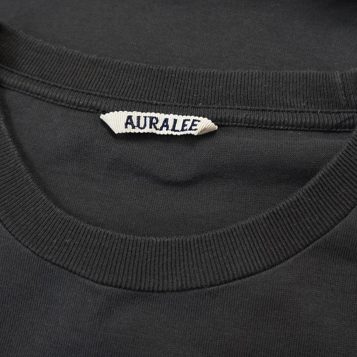 LUSTER PLAITING TEEスーピマコットン プレーティング編み Tシャツ