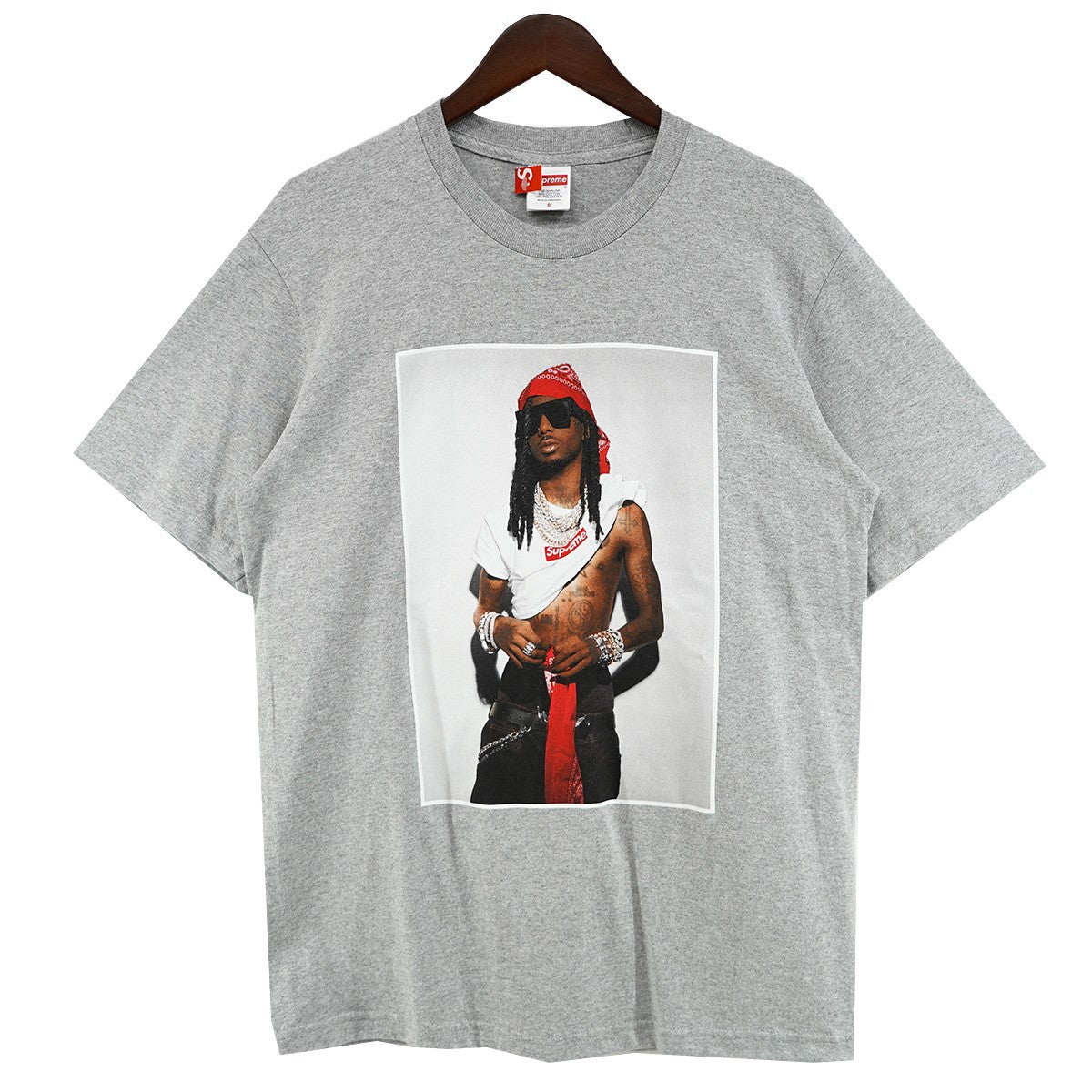 Supreme 25AW Playboi Carti Teeプレイボーイ・カーティ ボックスロゴ フォト Rap Hiphop ラッパー Tシャツ 古着・中古-1枚目のアイテム画像