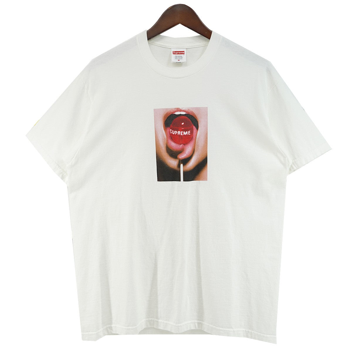 Supreme 24AW Lollipop Teeロゴ ロリポップ スプリットタン Tシャツ 古着・中古-1枚目のアイテム画像