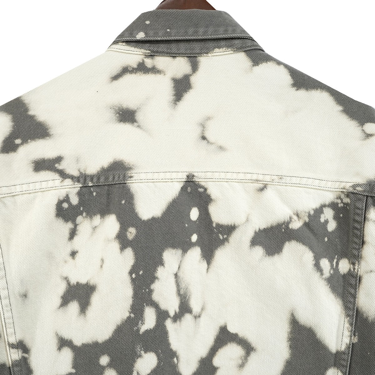 25SS Denim Trucker Jacket Bleachedブリーチ加工 ロゴ デニム トラッカー ジャケット