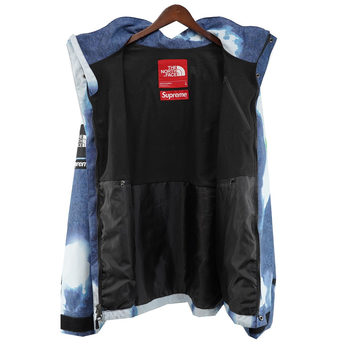 Supreme×The North Face 21AW The North Face Bleached Denim Print Mountain Jacketコラボ ロゴ ブリーチ デニム プリント マウンテンジャケット 古着・中古-7枚目のアイテム画像