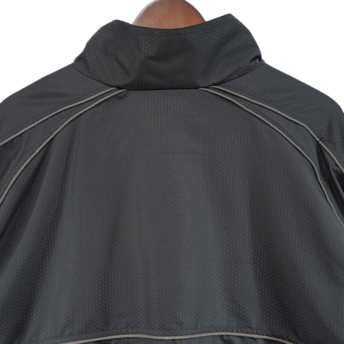 24AW Reflective Piping Pulloverロゴ リフレクティブ パイピング プルオーバー ハーフジップ ジャケット