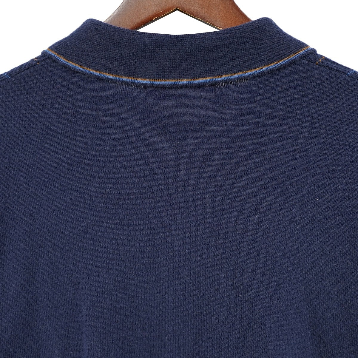 25SS Herringbone Cardiganロゴ ヘリンボーン 襟付き ニット カーディガン