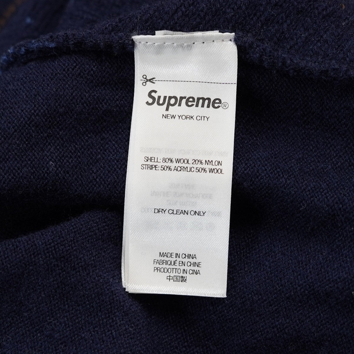 25SS Herringbone Cardiganロゴ ヘリンボーン 襟付き ニット カーディガン