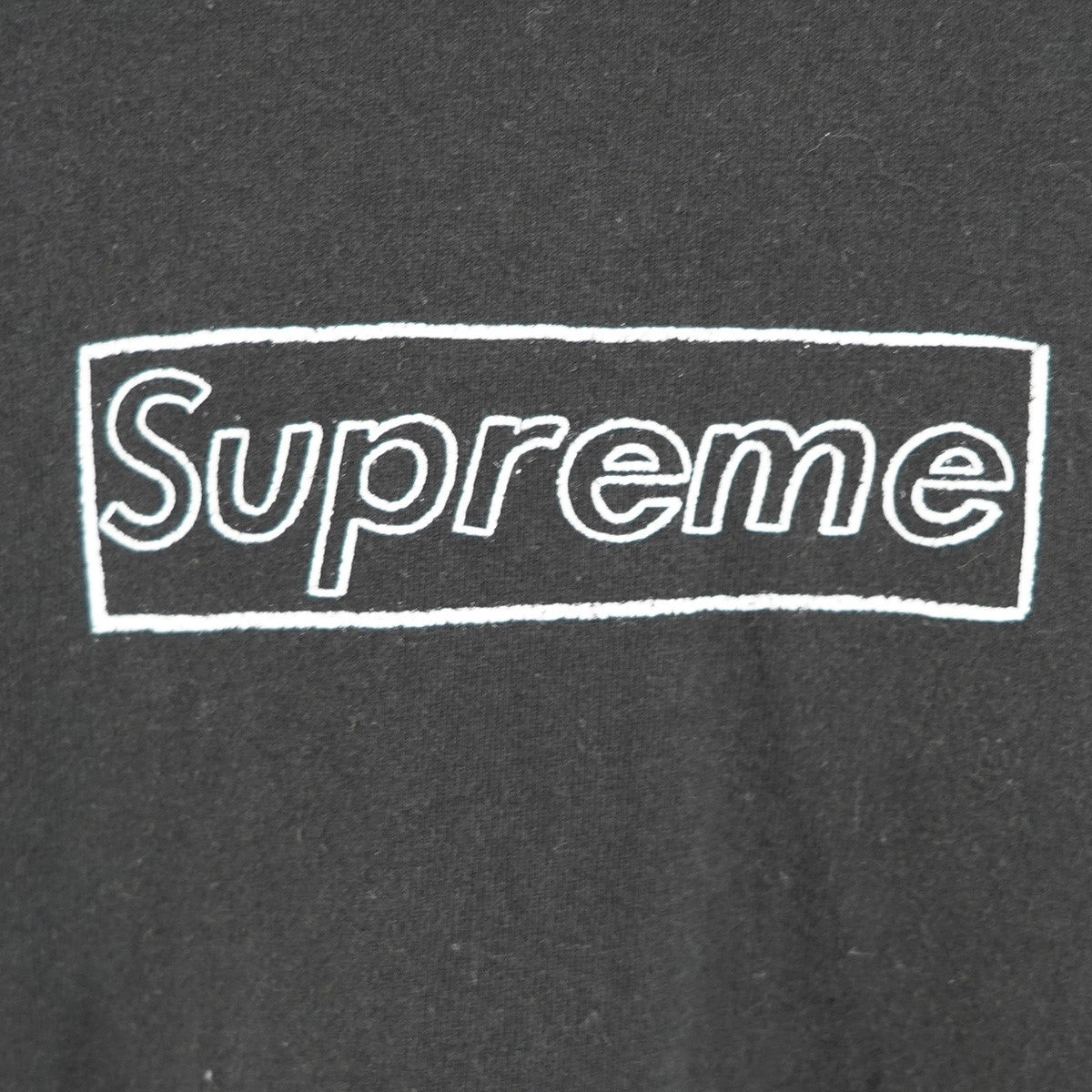 Supreme 21SS KAWS Chalk Logo Teeカウズ チョーク ボックス ロゴ Tシャツ 古着・中古-2枚目のアイテム画像