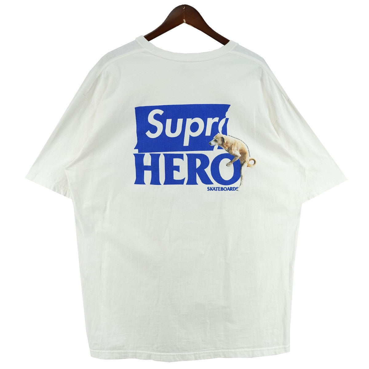 Supreme 22SS ANTIHERO Dog Teeアンタイ ヒーロー コラボ ロゴ 犬 ドッグ グラフィック Ｔシャツ 古着・中古-1枚目のアイテム画像