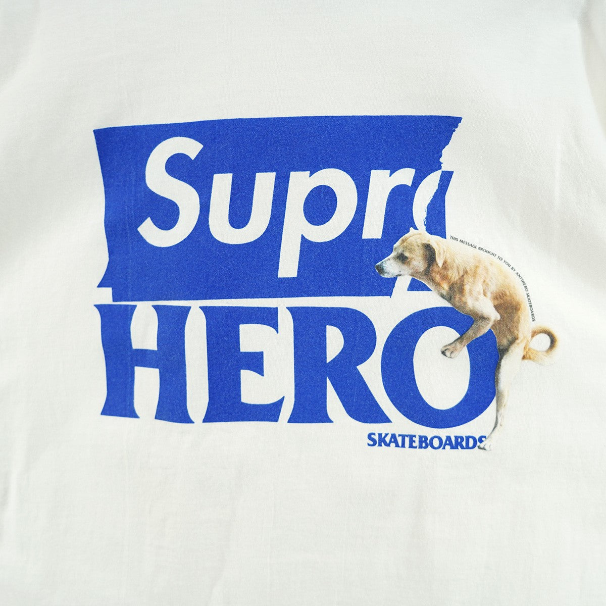 Supreme 22SS ANTIHERO Dog Teeアンタイ ヒーロー コラボ ロゴ 犬 ドッグ グラフィック Ｔシャツ 古着・中古-4枚目のアイテム画像