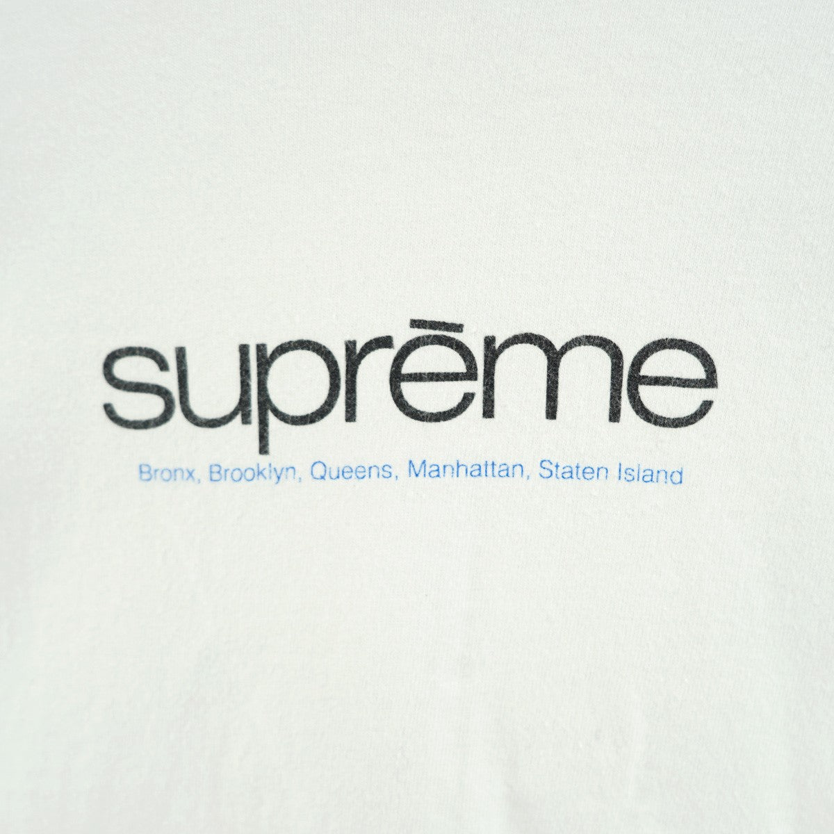 Supreme 21SS Five Boroughs Teeファイブ ボロース ニューヨーク 行政区 クラシック ロゴ プリント Ｔシャツ 古着・中古-2枚目のアイテム画像