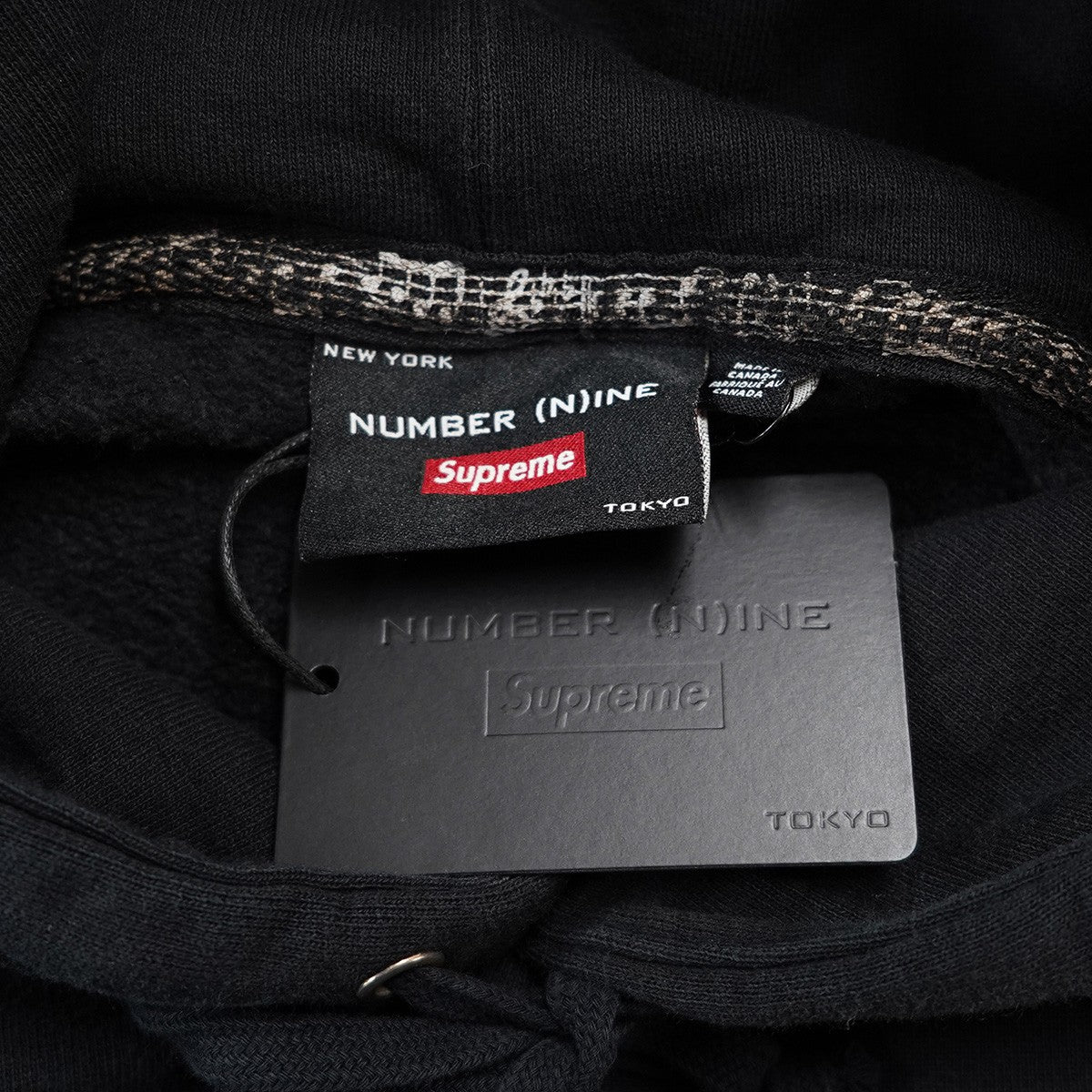 25AW  Number (N)ine Hooded Sweatshirtナンバーナイン コラボ スカル ウォッシュ加工 フーデッドスウェットシャツ パーカー