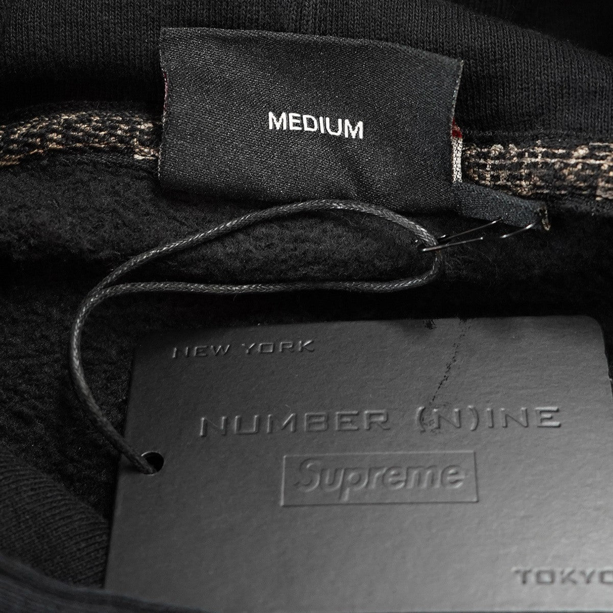 25AW  Number (N)ine Hooded Sweatshirtナンバーナイン コラボ スカル ウォッシュ加工 フーデッドスウェットシャツ パーカー