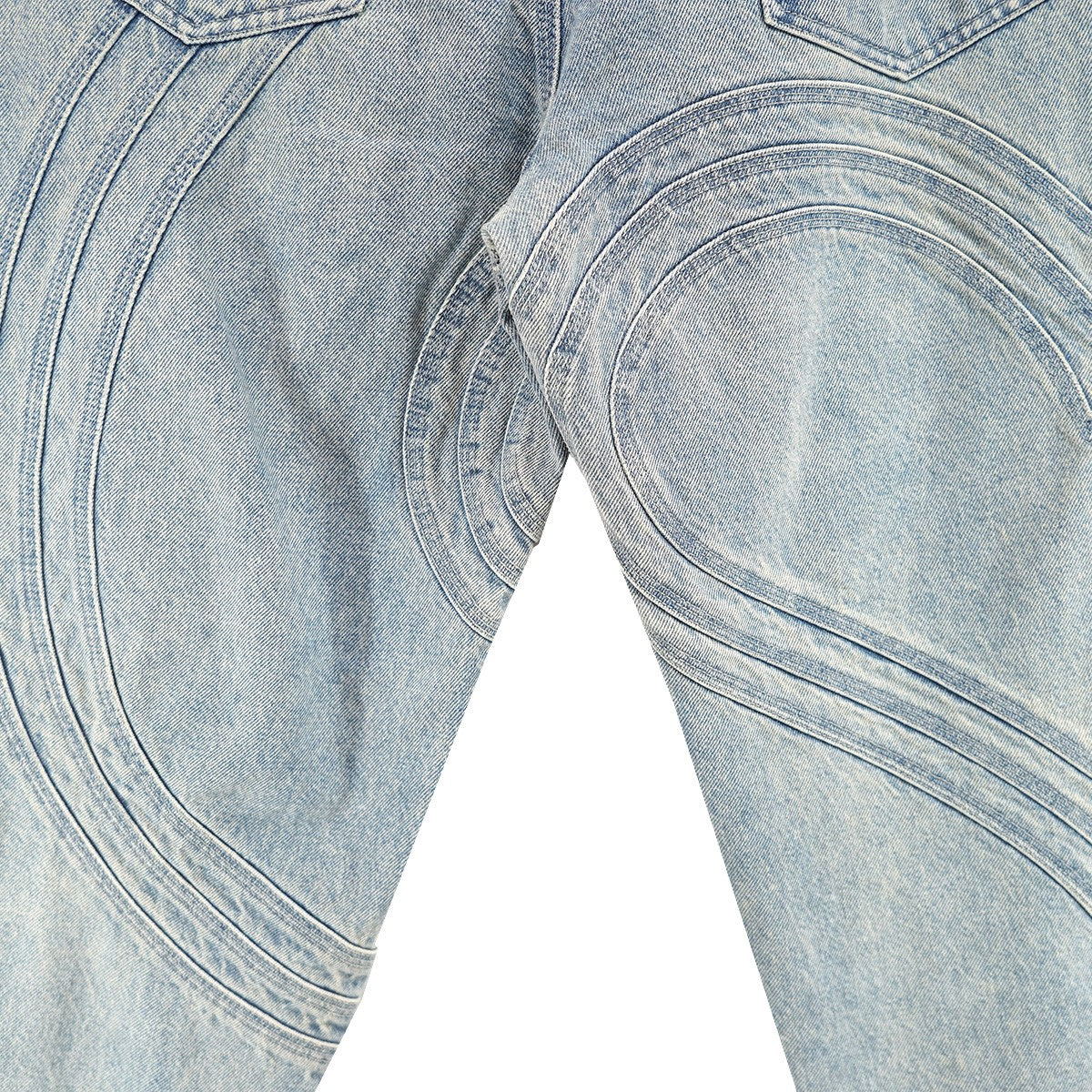 Supreme 24AW S Logo Loose Fit Jean 13オンスコットンS ロゴ パネルパターニング レザーパッチ ルーズフィット ジーンズ デニム パンツ 古着・中古-5枚目のアイテム画像