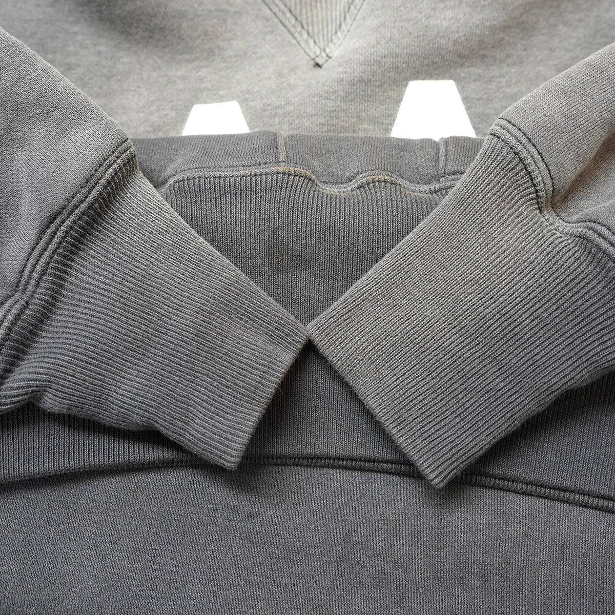25AW BB AFTER HOODED DBL FC ／ SAA ／ NVY  ヴィンテージ Vintage ダメージ加工後付け パーカー フーディー