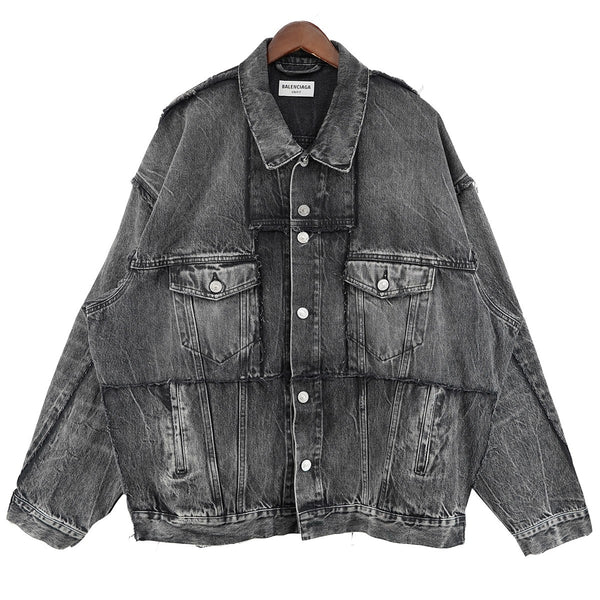 BALENCIAGA(バレンシアガ) 22SS Oversized Cut-up Denim Jacket切りっ