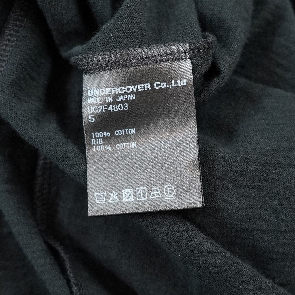 UNDERCOVER 26AW TEE／LSTEEzip ドッキングCS ／ レイヤード長袖TシャツロンT ロングスリーブ Ｔシャツ 古着・中古-10枚目のアイテム画像